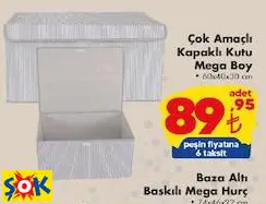 ÇOK AMAÇLI KAPAKLI KUTU MEGA BOY
